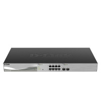 قیمت و خرید سوییچ شبکه مدیریتی 8 پورت + 2 پورت SFP دی لینک مدل DXS-1100-10TS | نت ران